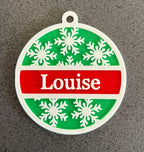 Boule de Noël avec Prénom Personnalisé
