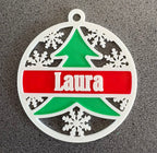 Boule de Noël avec Prénom Personnalisé