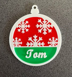 Boule de Noël avec Prénom Personnalisé