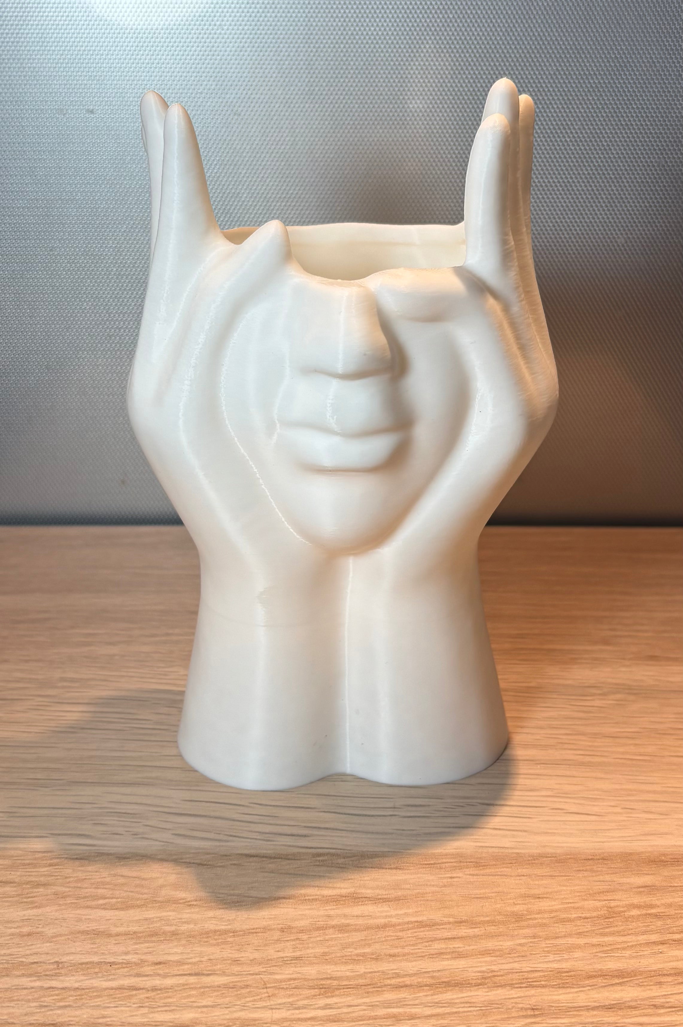 Porte pinceaux avec Visage