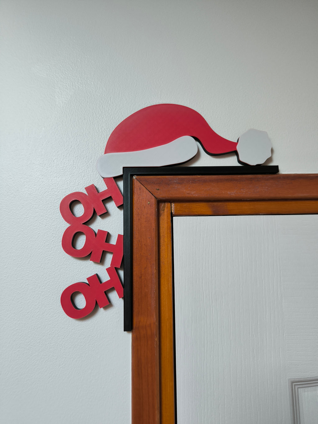 Décoration de porte Noël