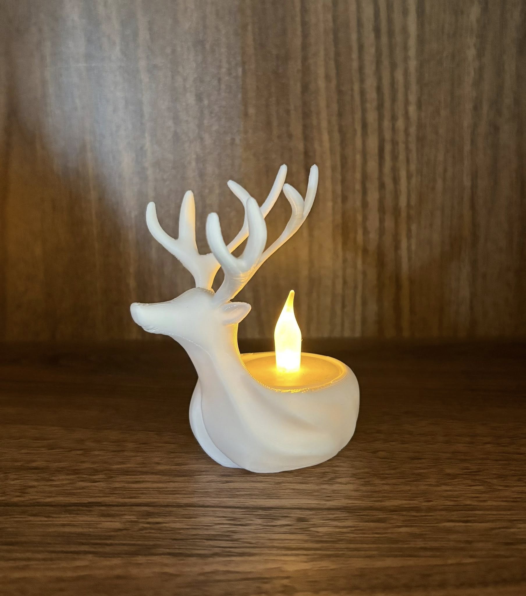 Porte-bougie Cerf